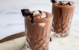 Chocolate Shake With Ice Cream